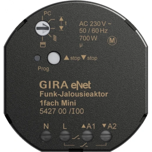 Gira Non-Design enet jaloezie-actor bussysteem inbouw 542700