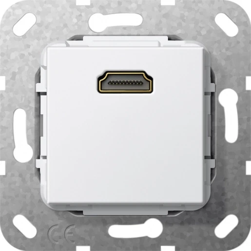 Gira Non-Design verloopkabel HDMI Basiselement met centrale afdekplaat Zonder label 567003