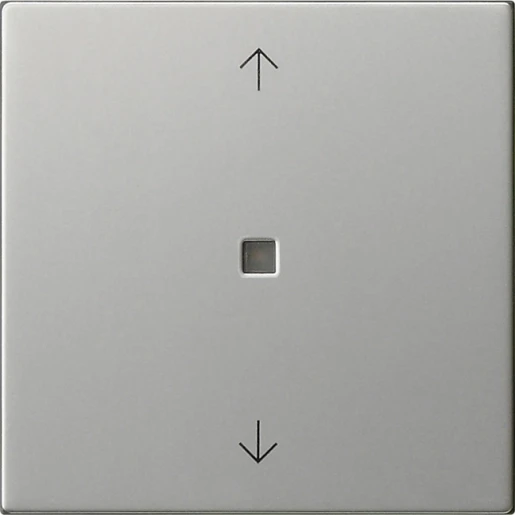 Gira System 55 draadloos bedieningselement edelstaal enkelvoudig RVS 5494600