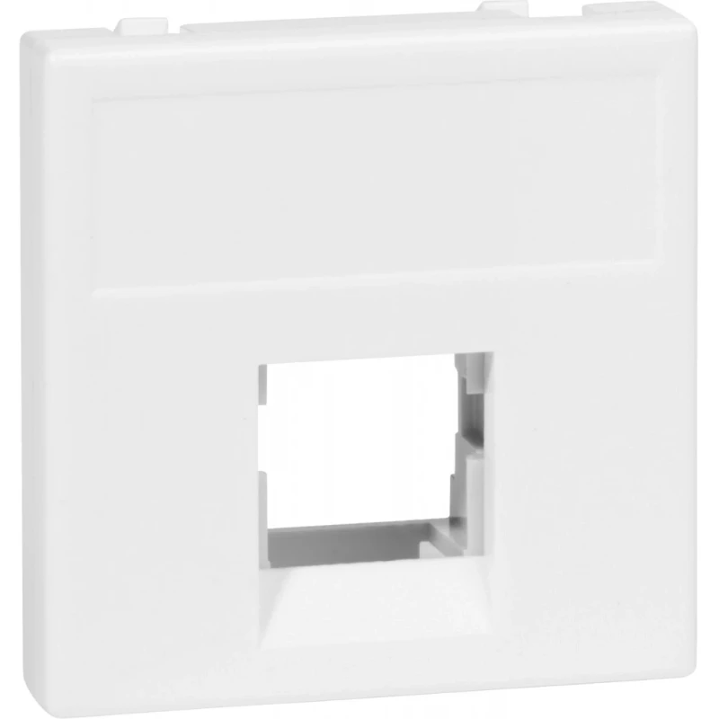 OCS INZETPLAAT Modular-Jack Modulair element voor schakelmateriaal 1 connector Zonder label wit 16.70.010