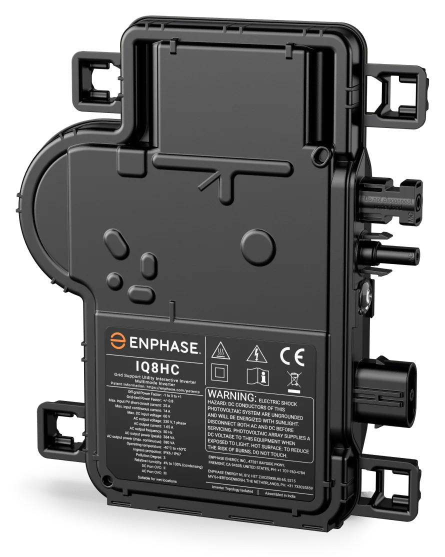 Enphase Micro omvormer IQ8HC-72-M-INT, 380VA, piek 384VA, MC4