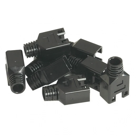 Gigamedia Kabelbeschermingstule RJ45 Hirose (1 stuk = 10) Zwart RJ-type 8EPB8CMANCN