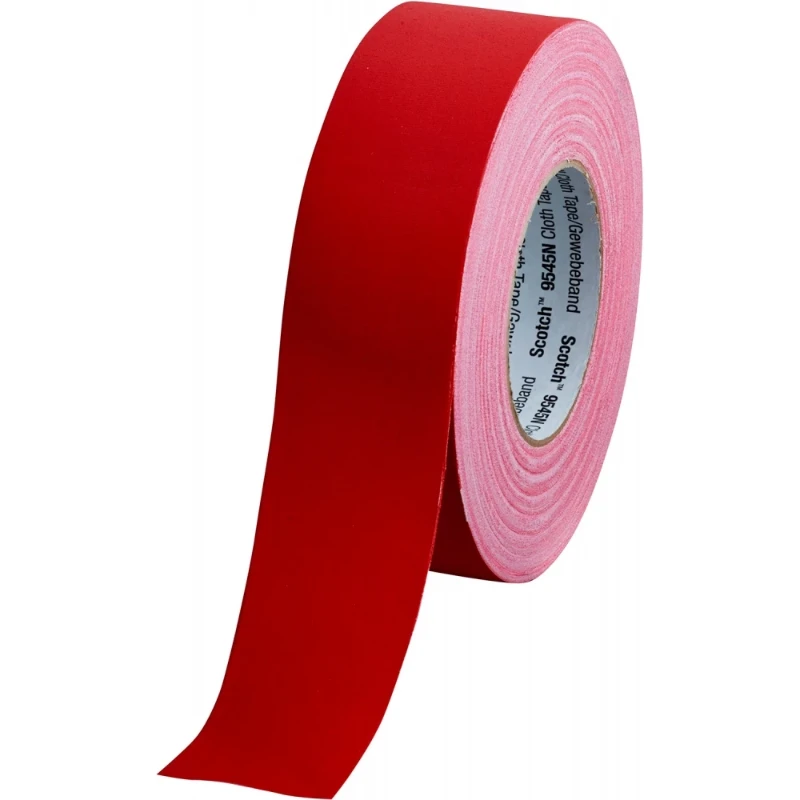 3M beschrijfbare textieltape rood 50mmx50m 1 per rol
