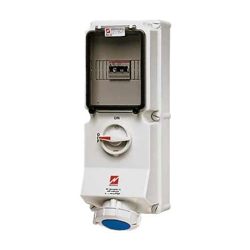 Mennekes WCD 16A3P 6H230V IP67 DUO VV AUTOM.