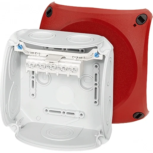 Hensel Kabeldoos IP66 BM3 1,5-4 mm² 5 polig M25/32 membranen Deksel Rood