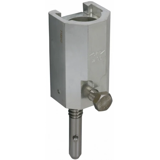 Dehn Round bolt clamp d 30mm with t pin shaft for cables 16-150mm²