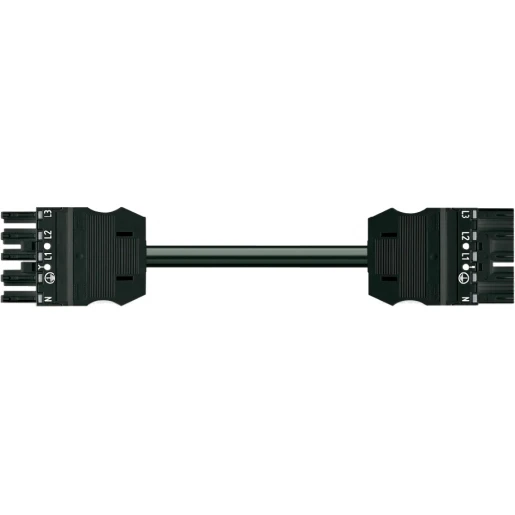 Wago SERIE 771 Patchkabel gebouwinstallatie 5p Contrastekker (female) Stekker 2000mm