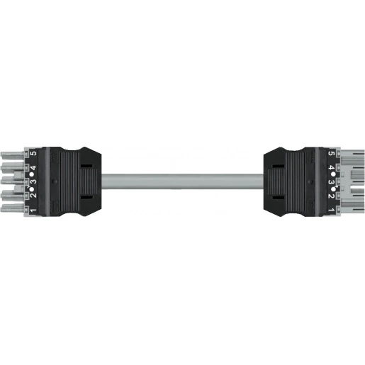 Wago SERIE 771 Patchkabel gebouwinstallatie 5p Contrastekker (female) Stekker 7000mm