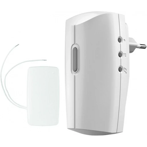 KlikAanKlikUit Stekkergong met belzender 76dB AC/DC 30m Draadloos 70274