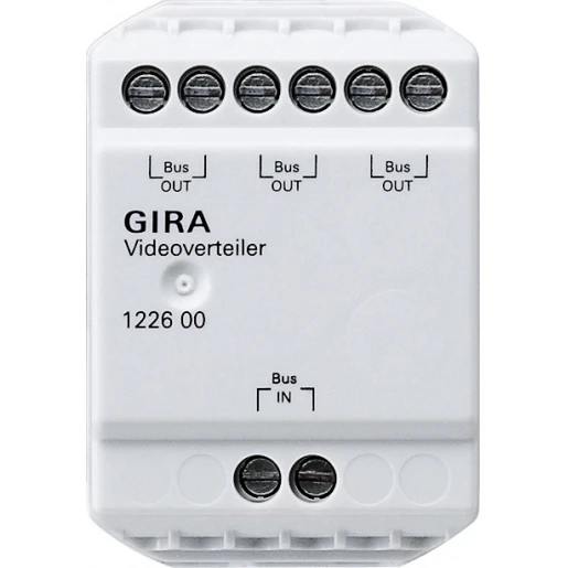 Gira Non-Design Videoverdeler Deurcommunicatie Inbouw (stucwerk) 122600