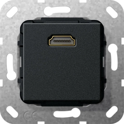Gira Non-Design verloopkabel HDMI Basiselement met centrale afdekplaat Zonder label 567010