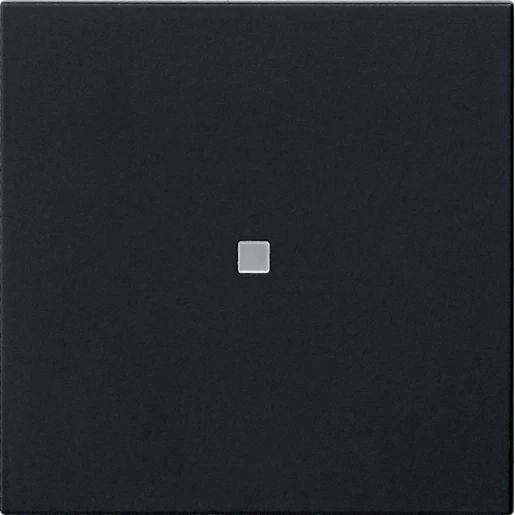 Gira System 55 draadloos bedieningselement enkelvoudig Mat zwart 5495005