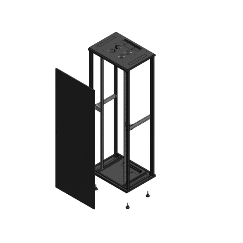 Gigamedia Vloer patchkast AV enkel TOL SP EX 19" 47HE 800x600mm Zwart GGM 704786PTSSPEX