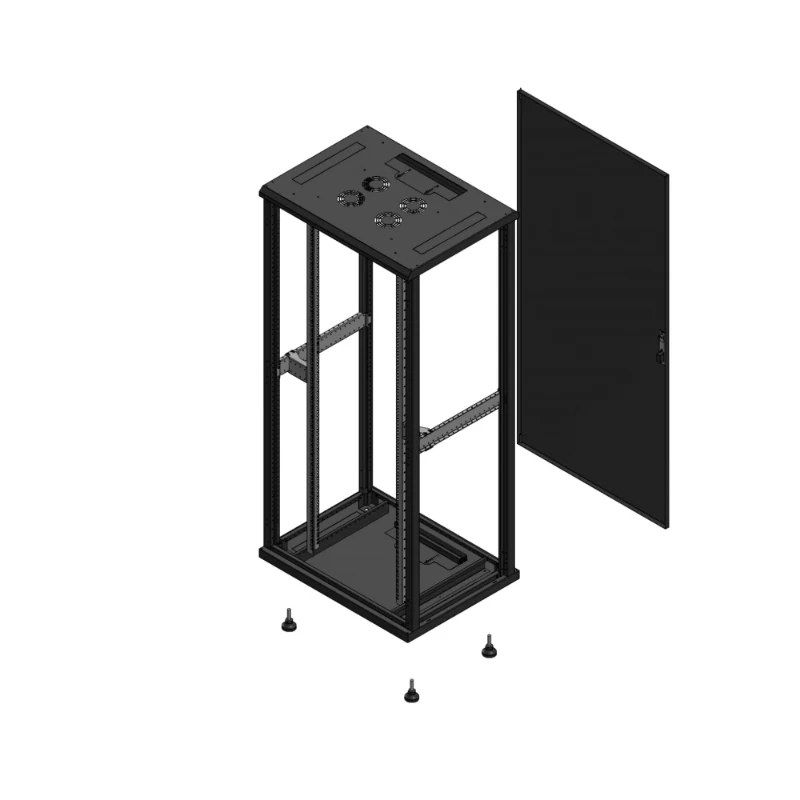 Gigamedia Vloer patchkast SP AR enkel TOL EX 19" 36HE 800x600mm Zwart GGM 703686SPPTSEX