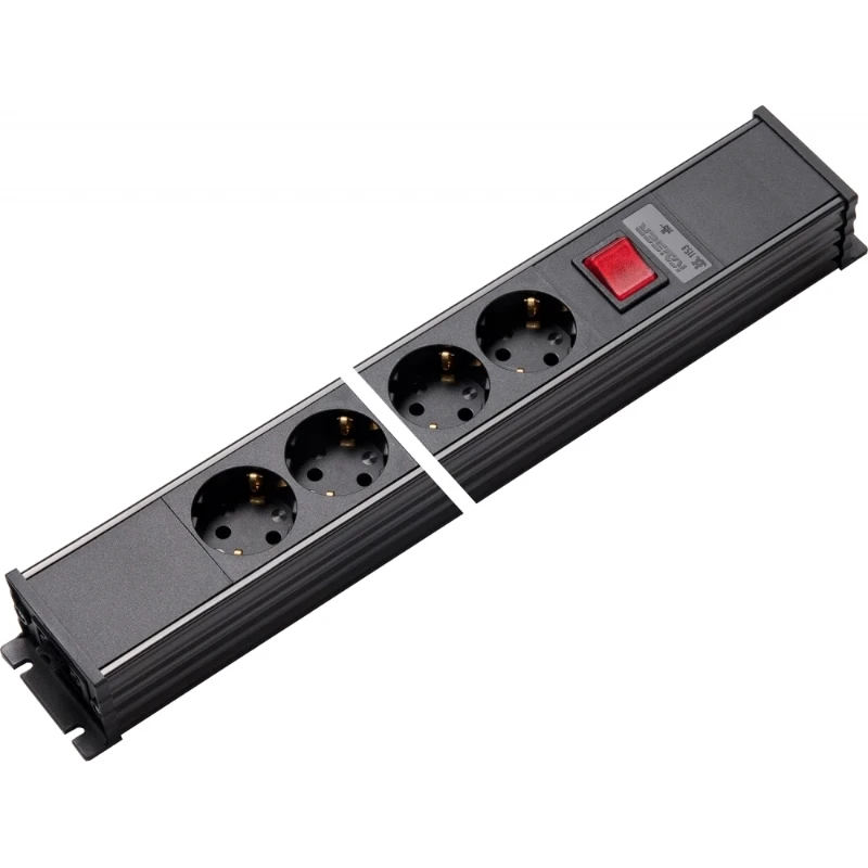Martin Kaiser Contactdooscombinatie stekerbaar 6RA 16A IP20 1153/6-2/SW