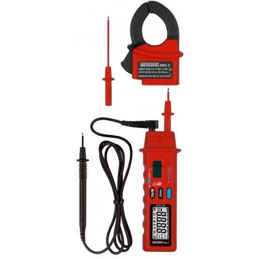 Benning Digitaal multimeter + accessoires 600v ac/dc cat iii digitaal 044073