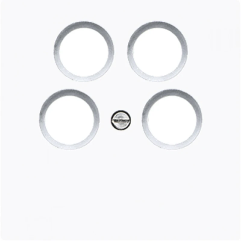 Jung LS range centraalplaat ls990 ankora ls990 Satelliet 1 connector Zonder label wit LS990-4SAT2WW
