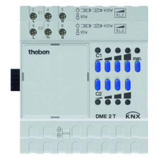 Theben Knx universele-dimactor 2-voudig uitbreidingsmodule