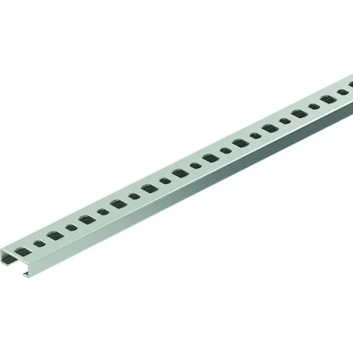 OBO CL20 Profielrail gesloten C-profiel rug geperforeerd 11mm 2000x20x8mm 1106628