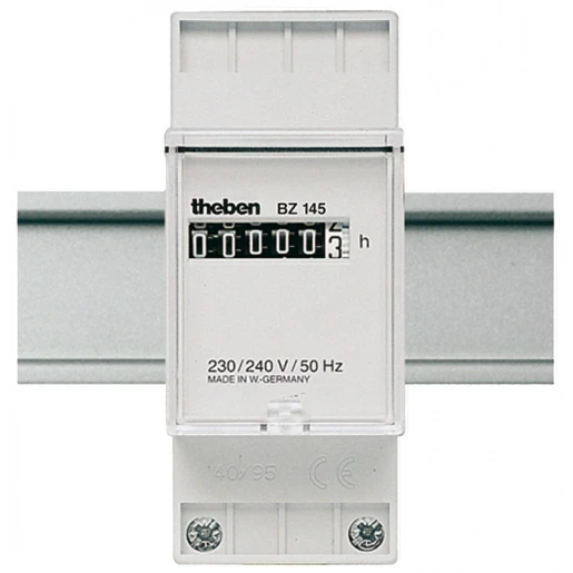 Theben Bz 145 bedrijfsurenteller din-rail 2 te