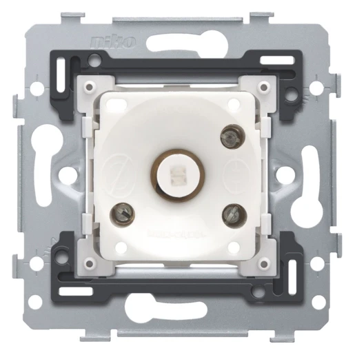 Niko Sokkel drukknop + E10 lamp / LED amber inbouw Drukknop 170-74001