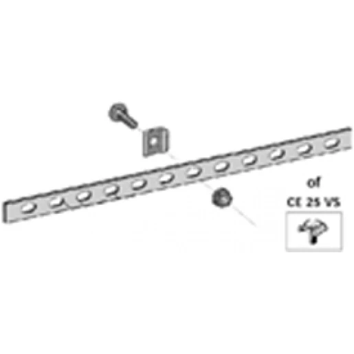 Legrand Cablofil schroefkoppeling (kabeldraagsysteem) Staal elektrolytisch verzinkt horizontaal zink CM558221