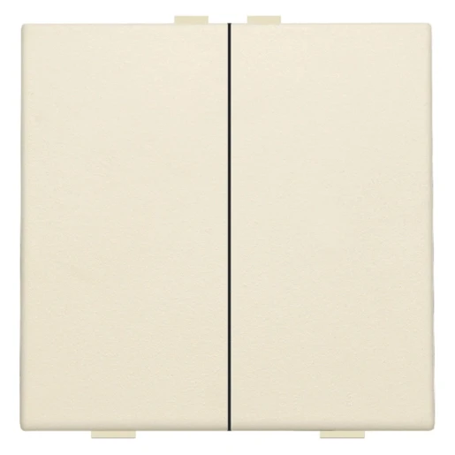 Niko Home Control Tastsensor bussysteem 2-voudig beige inbouw IP20 RAL 1030 100-51002