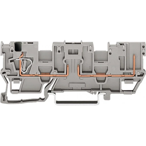 Wago Serie 769 Verbindingsrijgklem 0,08-4mm² eendr. 0,08-4mm² meerdr. Grijs