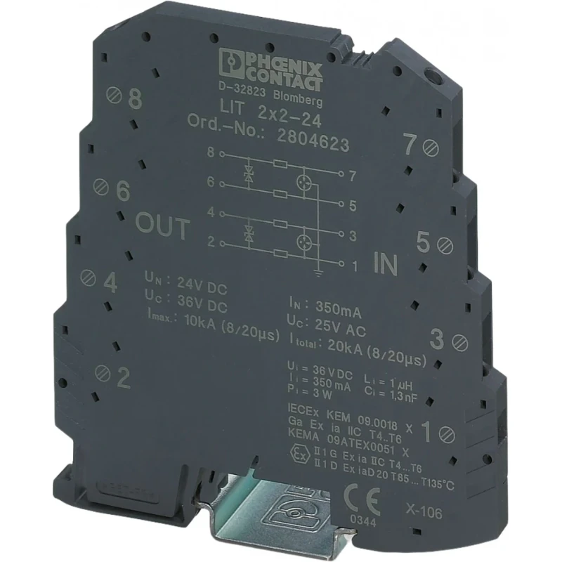 Phoenix Contact Overspanningsbeveiliging voor data en M&R