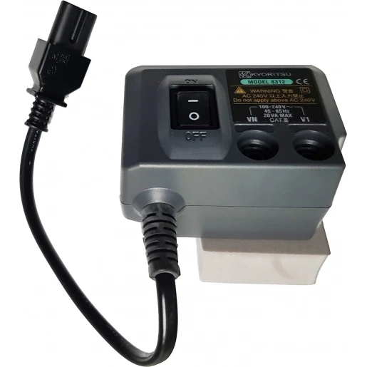 Kyoritsu VOEDINGSADAPTER VOOR LIJNSPANNING 100-240VAC VOOR 6300 EN 6310