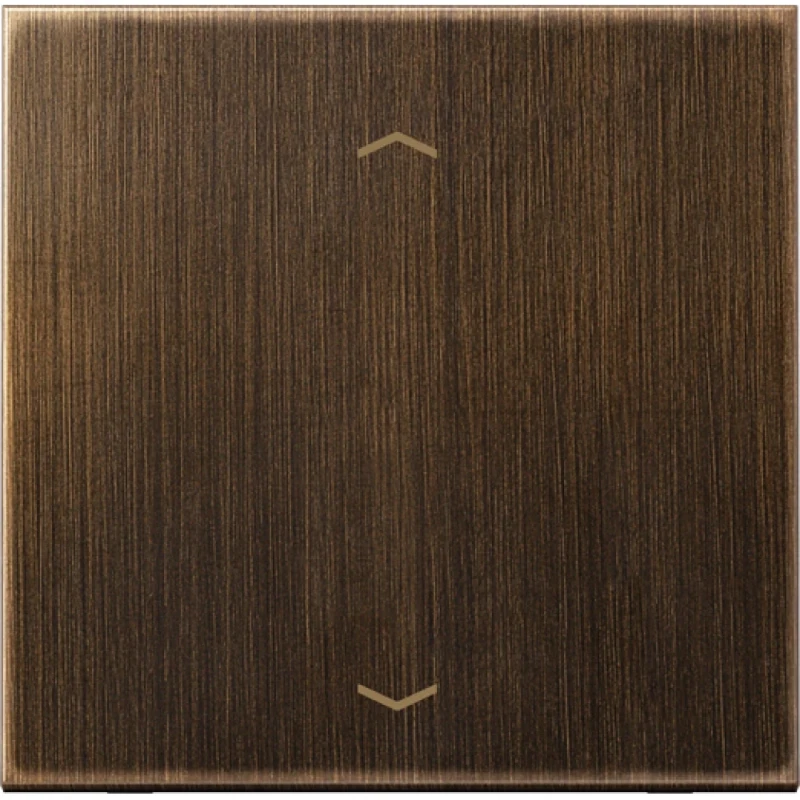 Jung LS range Afdekking standaard voor 1730JE enkelvoudig Mat messing RAL 8014 ME1700PAT
