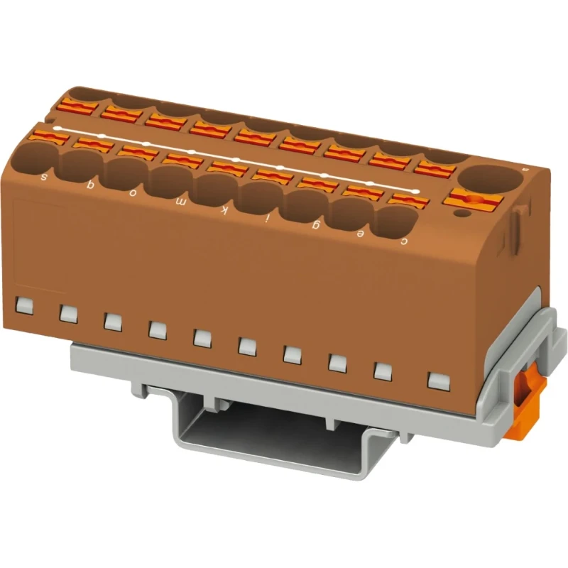 Phoenix Contact PTFIX Verbindingsrijgklem 0,2-6mm² eendr. Bruin