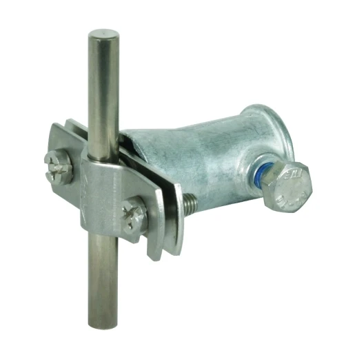 Dehn Conductor holder stst for rd 7-10 mm with fixing bush zdc d 16 mm