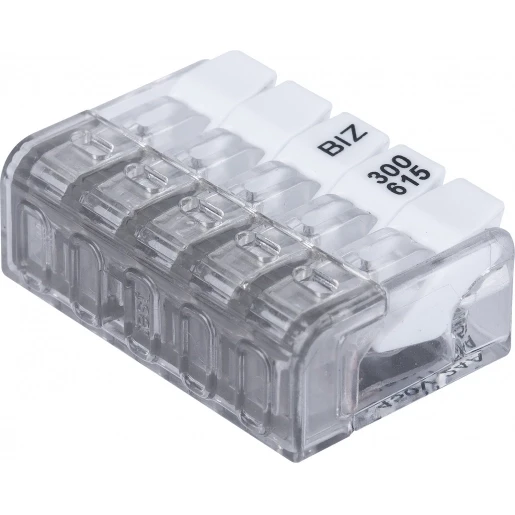 Bizline Verbindingsklem Biz'Wing mini 5x2,5mm transparant