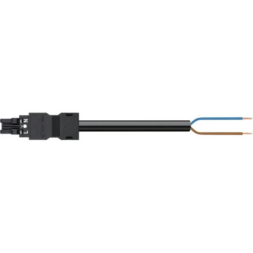 Wago SERIE 771 Patchkabel gebouwinstallatie 2p Contrastekker (female) Vrij kabeluiteinde 1000mm