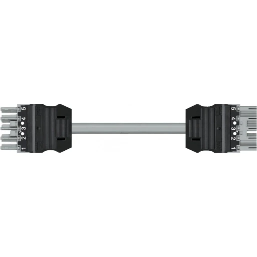 Wago SERIE 771 Patchkabel gebouwinstallatie 5p Contrastekker (female) Stekker 8000mm