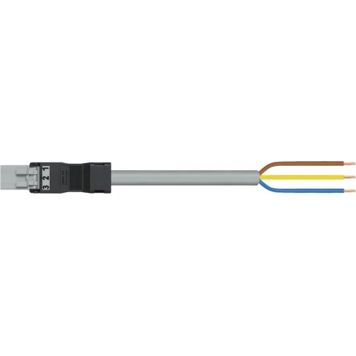 Wago SERIE 891 Patchkabel gebouwinstallatie 3p Stekker Vrij kabeluiteinde 4000mm