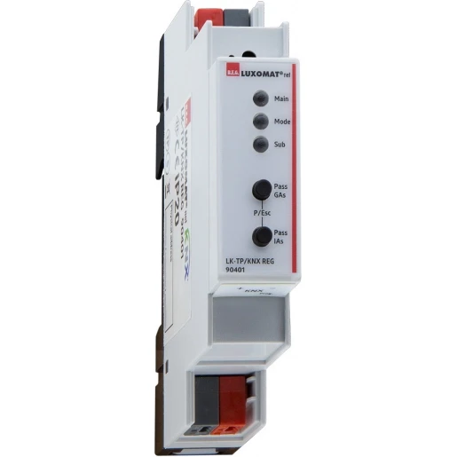 B.E.G. Lijnkoppelaar bussysteem LK-TP REG wit voeding KNX DIN-rail 90401
