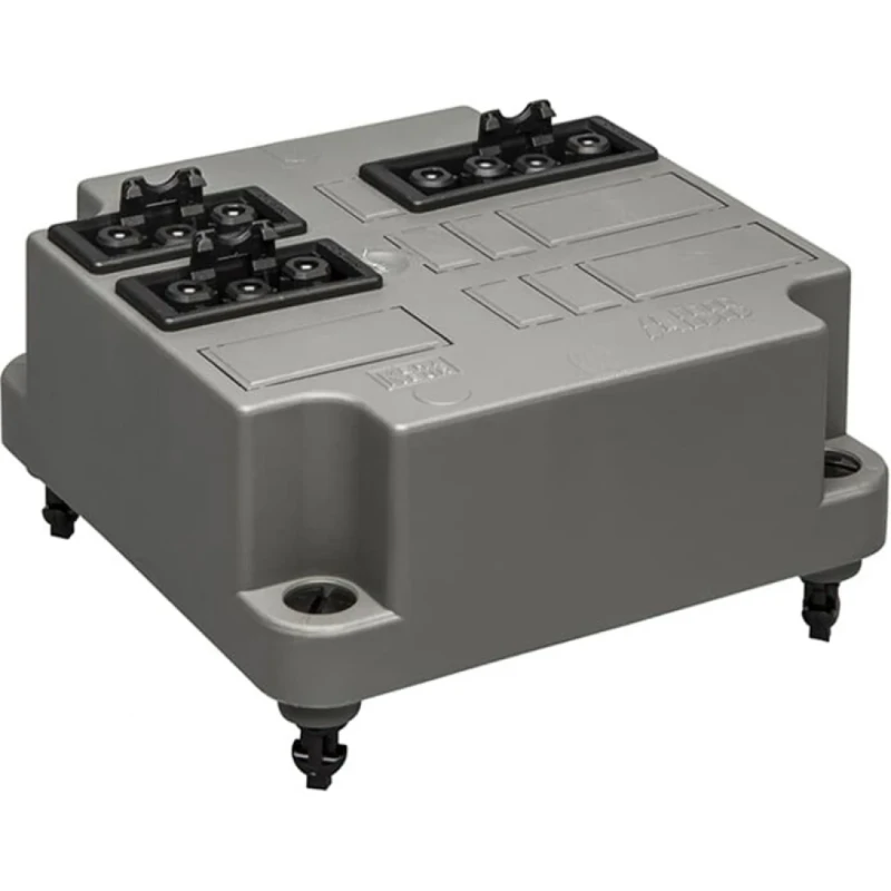 ABB Deksel 3640 met GST18 connector 2x3-p en 1x4-p gerecycled kunststof