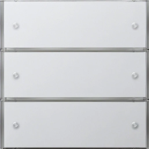 Gira F100 KNX tastsensensor basis KNX 3-voudig wit inbouw IP20 RAL 9010 2023112