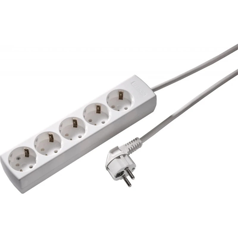 Martin Kaiser contactdooscombinatie 5RA 16A IP20 snoer 1.5m 1065ZL/15W/KWS