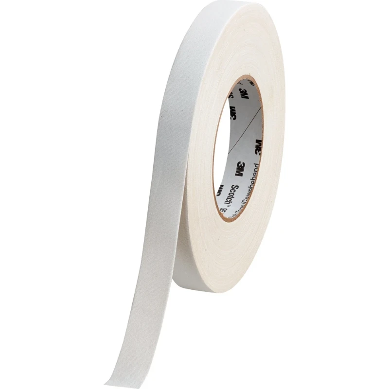 3M beschrijfbare textieltape wit 19mmx50m 1 per rol