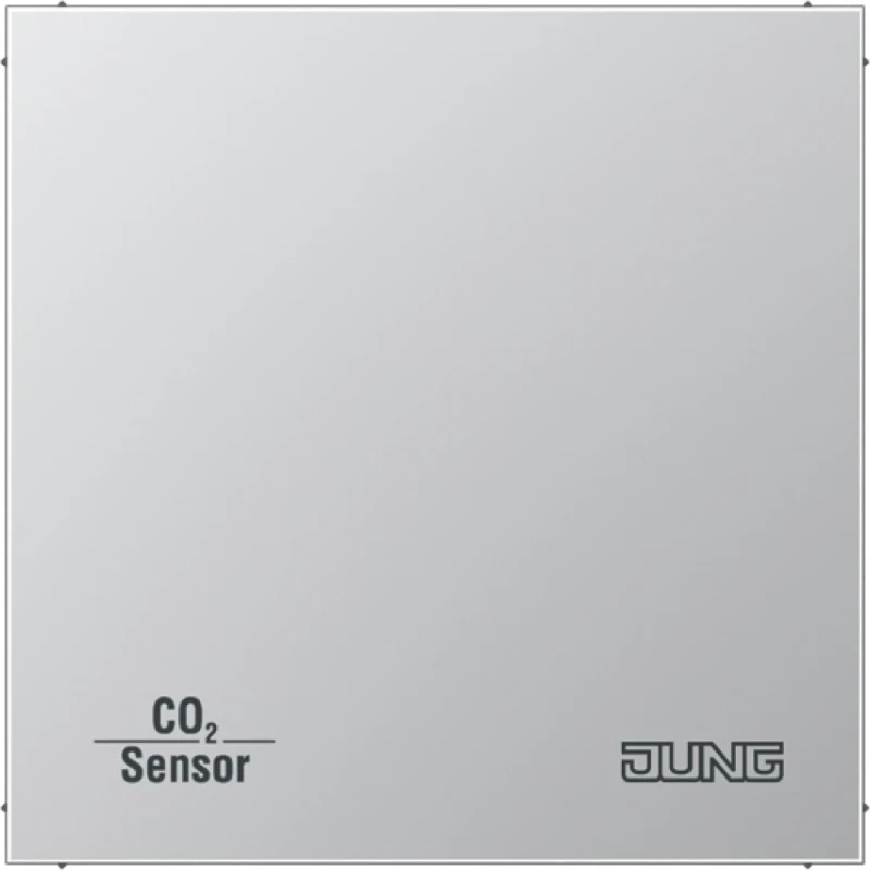 Jung LS range CO2-sensor aluminium inbouw CO2AL2178