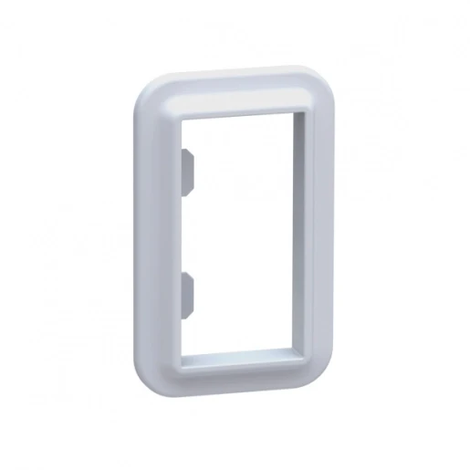 GGK UK afwerkrand wandgoot 130x62mm kunststof PVC RAL 9010 18712G