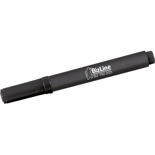 Bizline Markeerstift onuitwisbaar brede punt Ø 1-4mm Zwart BIZ 780205
