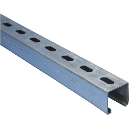 nVent Caddy A-strut profiel met sleufgaten C-profiel rug geperforeerd 22.3mm 6000x41x41mm elektrolytisch verzinkt 317111