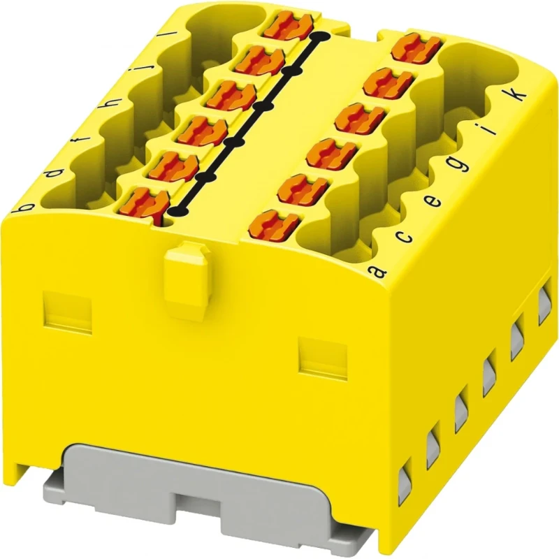 Phoenix Contact PTFIX Verbindingsrijgklem 0,14-1,5mm² eendr. 0,14-1,5mm² meerdr. Geel