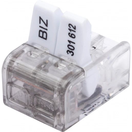 Bizline Verbindingsklem Biz'Wing 2x4mm transparant