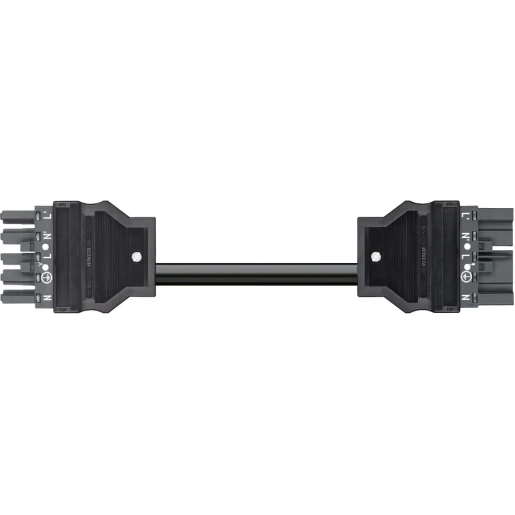 Wago SERIE 771 Patchkabel gebouwinstallatie 5p Contrastekker (female) Stekker 1000mm