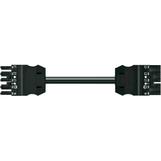 Wago SERIE 771 Patchkabel gebouwinstallatie 5p Contrastekker (female) Stekker 5000mm